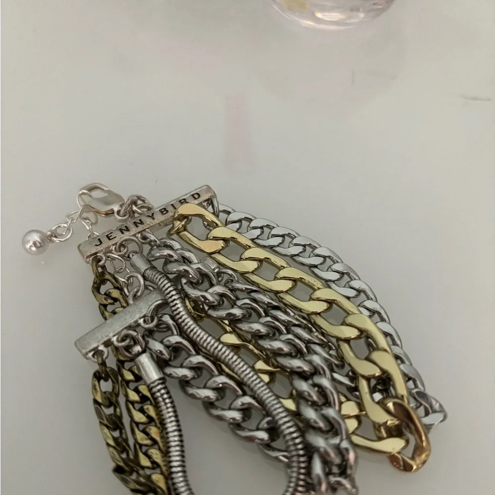 JENNY BIRD Austin Cuff mixed metals bracelet - Picture 4 of 5